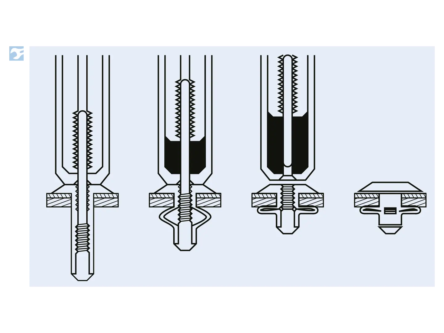 BN 31314 - Expansion rivets flat head | (주)한국보싸드