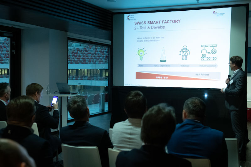 dr inż. Dominic Gorecky na konferencji Polish Swiss 4.0 Roundtable 2019