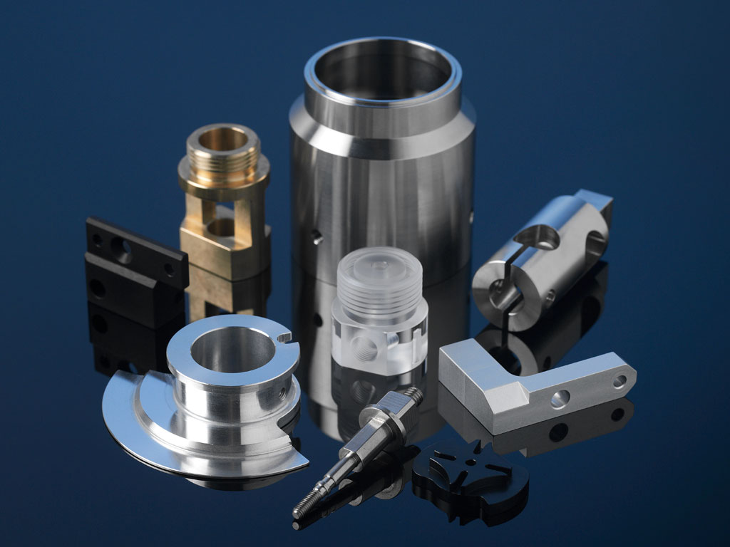 Overview turned and milled parts