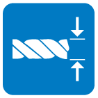 Drill hole size for tapped threads