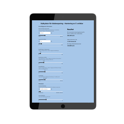 Ipad kalkylator