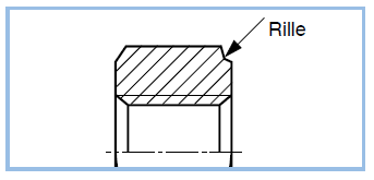 Kennzeichnung von Muttern nach DIN